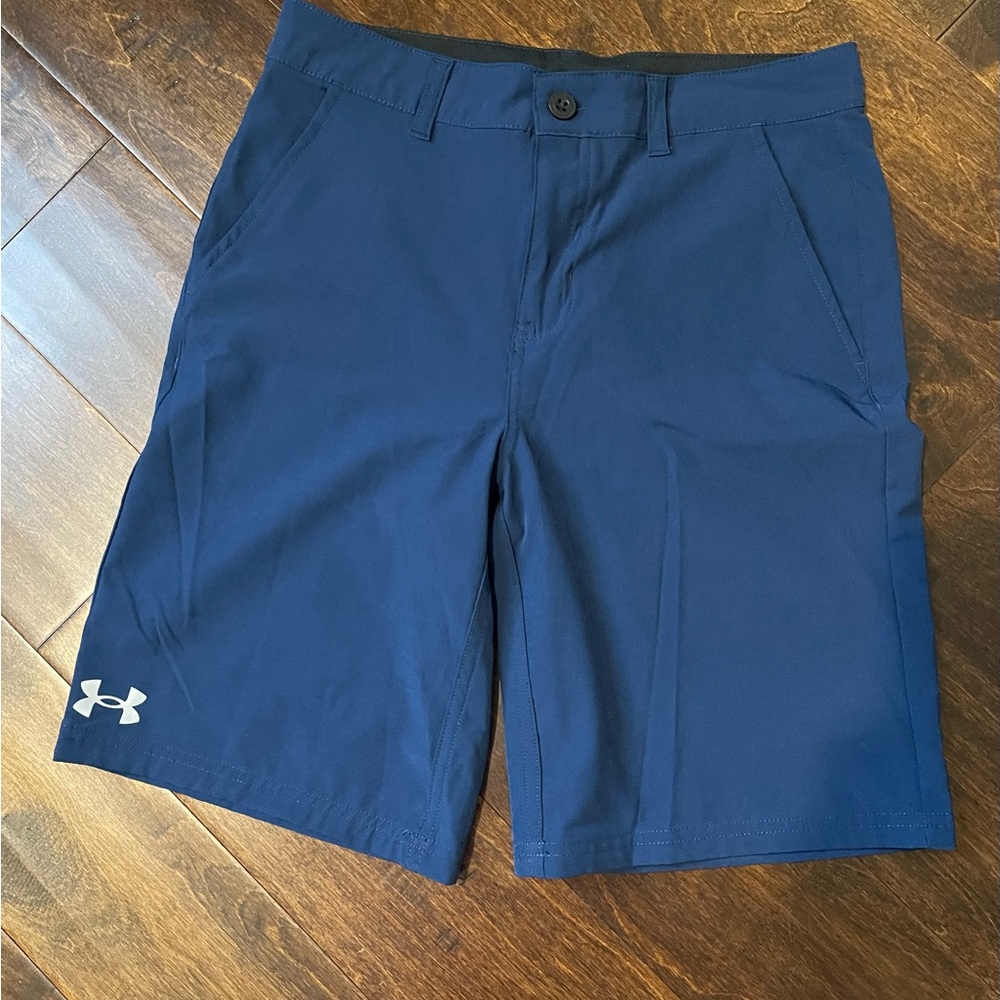 Under Armour Boy’s Performance Golf Navy Shorts